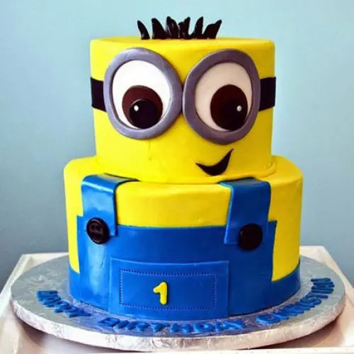 Order Online Minion Celebratory Cake | Blissmygift