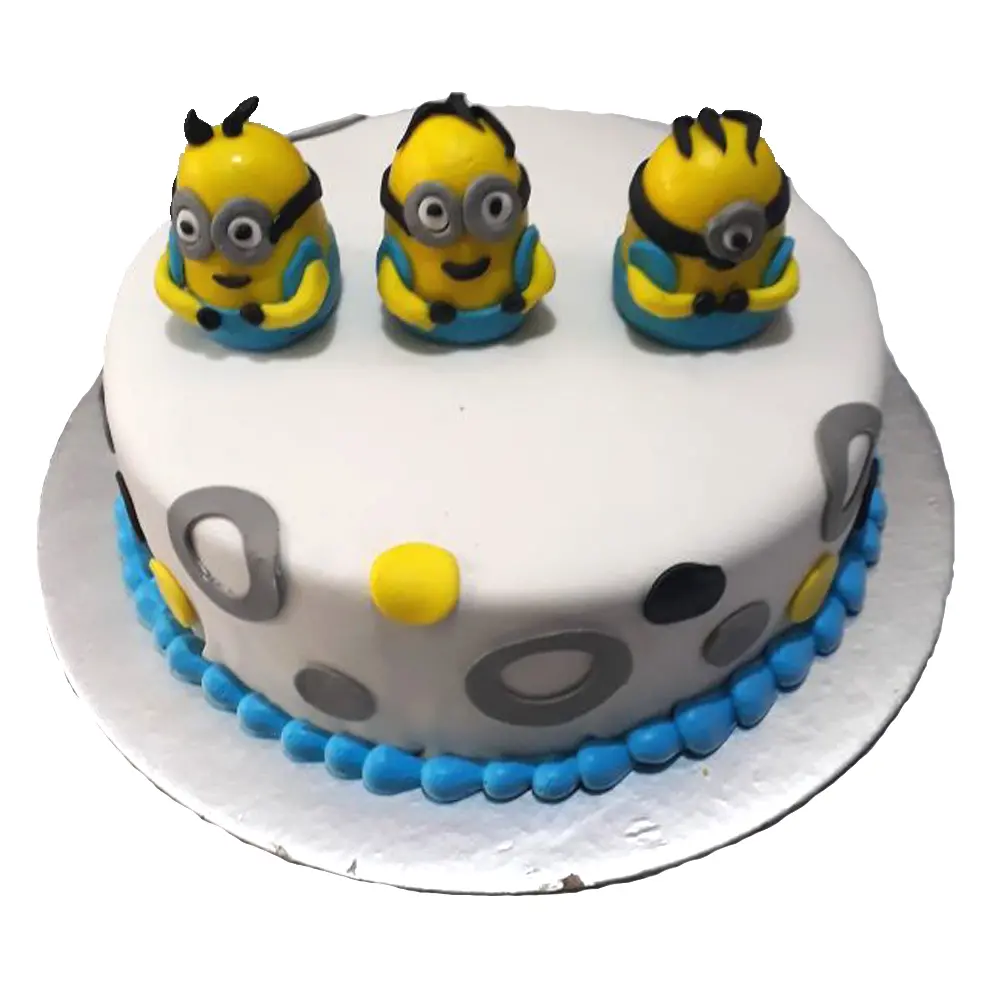 Order Goofy Minion Theme Cake Online, Price Rs.1299 | FlowerAura