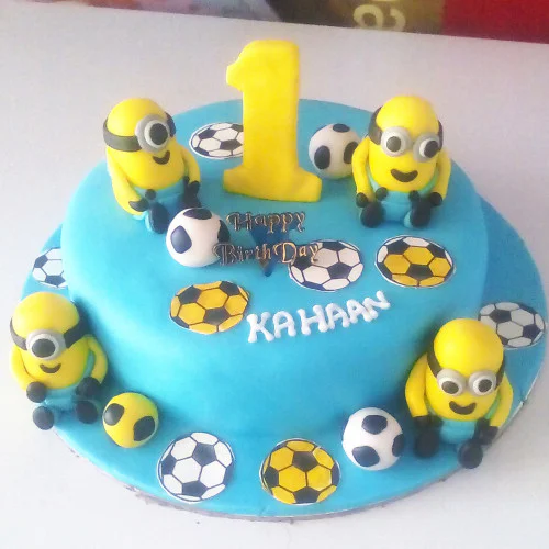 Minion Theme Cake Online | Happy Birthday Minion Cake | Minion Cake Price  Rs. 1899 - IndiaGiftsKart