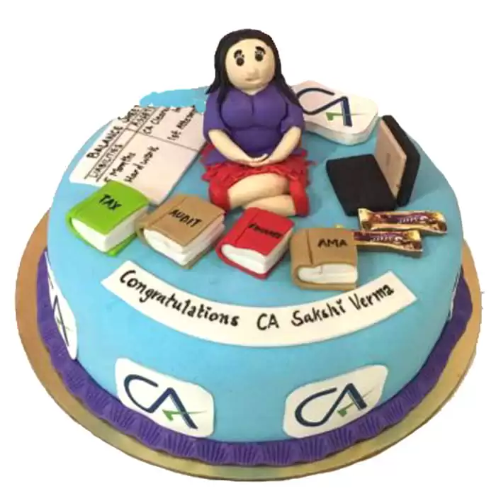 CA theme cake | Cake, Cake writing, Cake designs for banker