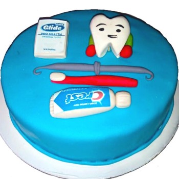 Dentist Theme Designer Cake