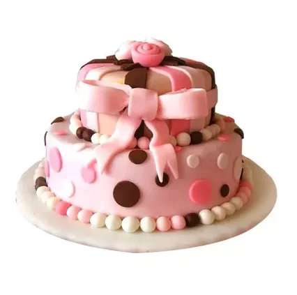 Minnie Mouse Pink Bow Theme Cake