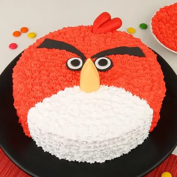 how to make angry birds birthday cake - YouTube