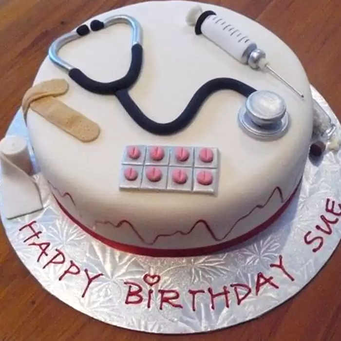 Medical Theme Birthday Cake Delivery in Delhi NCR - ₹2,999.00 Cake Express