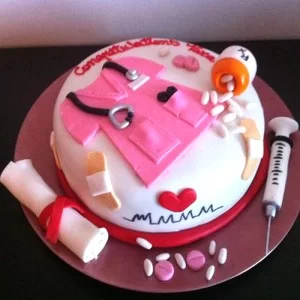 Small and simple cake for Registered Nurse | Nursing cake, Cake, Birthday  cakes for women