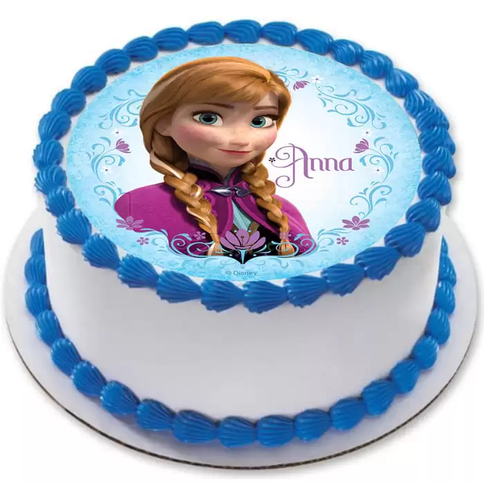 Frozen Princess Cake - Anna - Ashlee Marie - real fun with real food