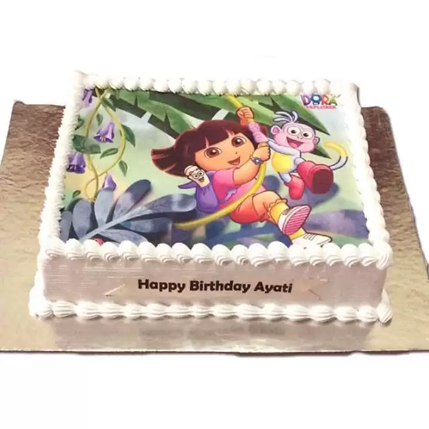 Order Dora the Explorer Cake Online in Noida, Delhi NCR | Kingdom of Cakes