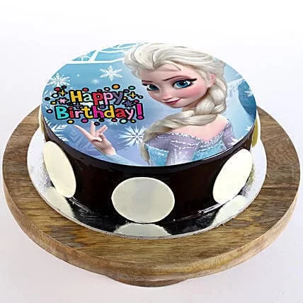 Princess Elsa Cake | Customised Cake Singapore | Baker's Brew