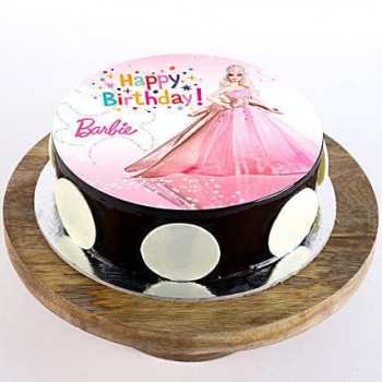 Princess Barbie Chocolate Cake