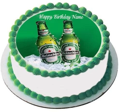 Birthday cake depicting a beer can pouring beer into a beer mug. - Picture  of Amazing Cakes And Creations, Key West - Tripadvisor
