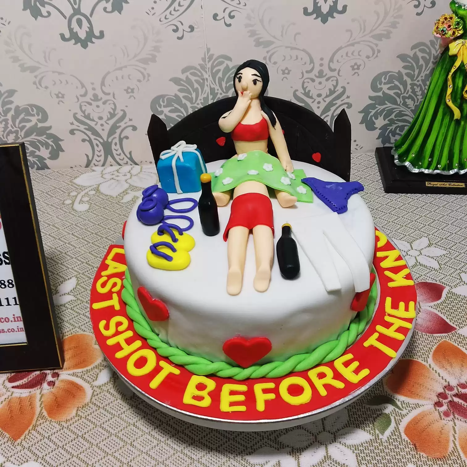 50Th Birthday Bra Cake 