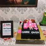 Buy First Wedding Night Theme Cake Online in Delhi NCR : Fondant