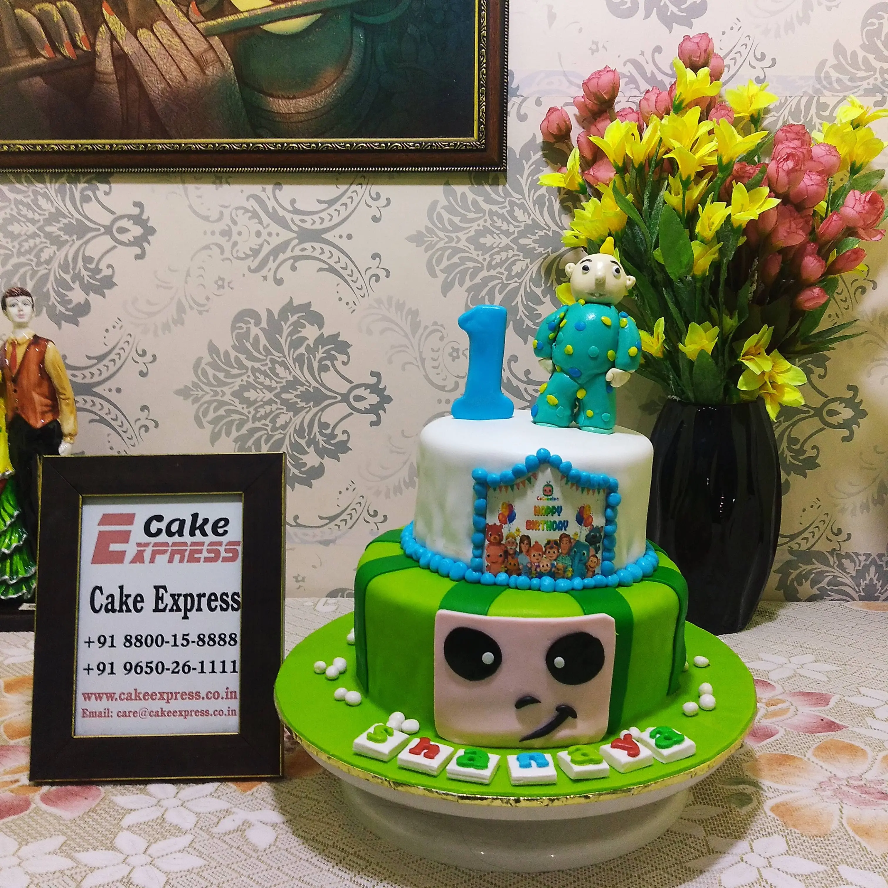 Coco Melon Theme Cake - Cake House Online