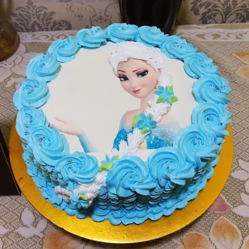 Elsa Frozen Photo Cake Delivery in Delhi NCR - ₹1,899.00 : Cake Express