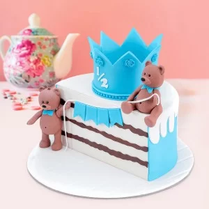 Buy Teddy Love Cake | Online Cake Delivery - CakeBee