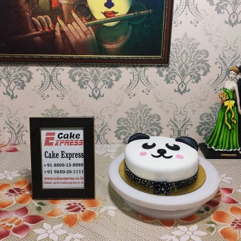 Cute Panda Face Designer Cake