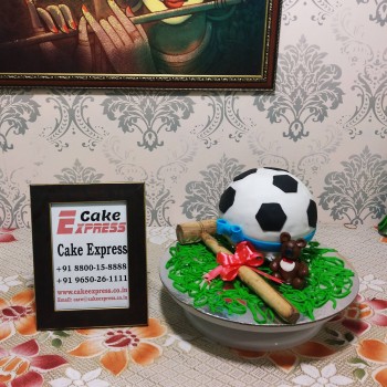Soccer Ball Pinata Cake