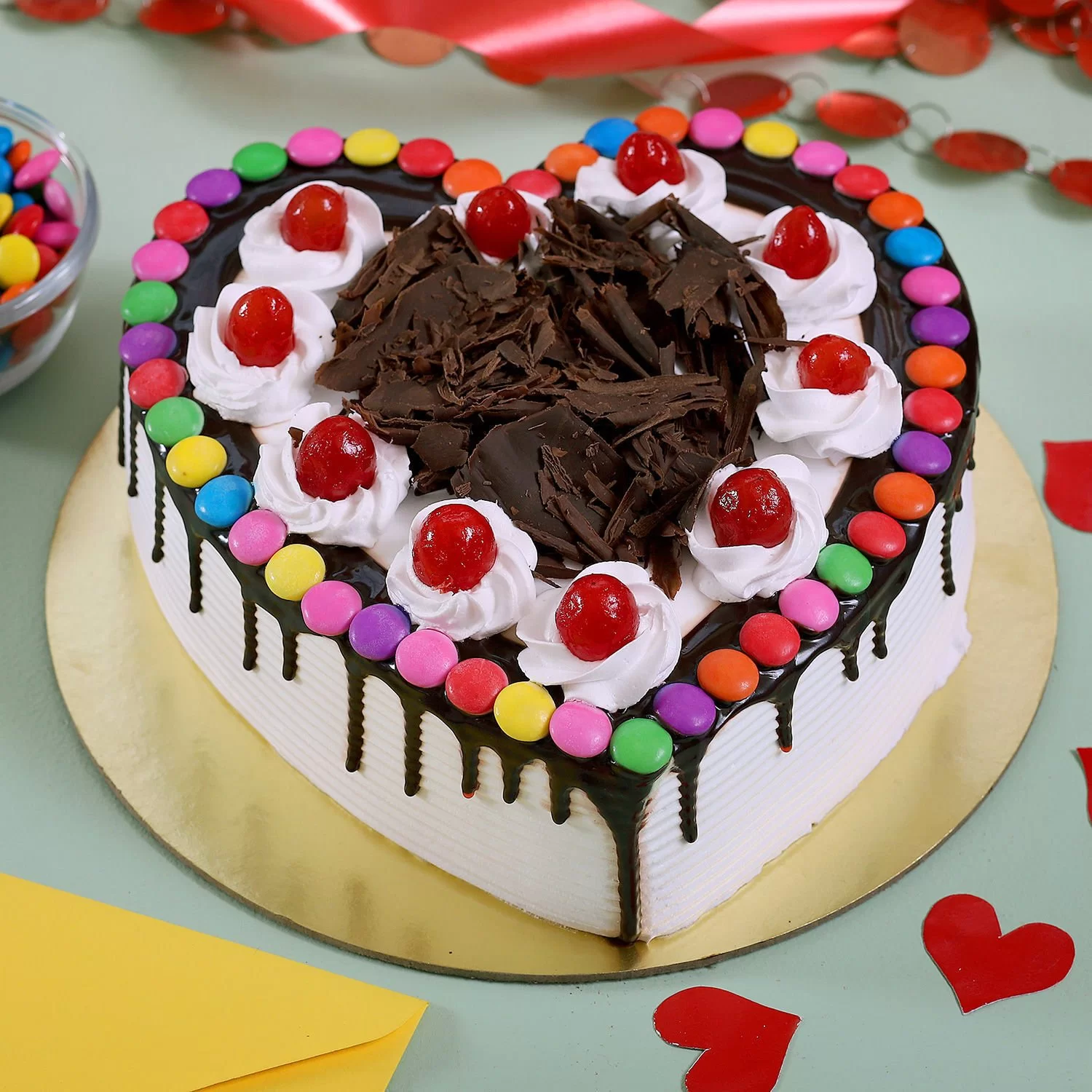 Pink Heart Cake – Whipped.in