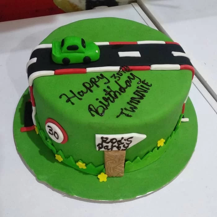 Motocross Birthday Cake