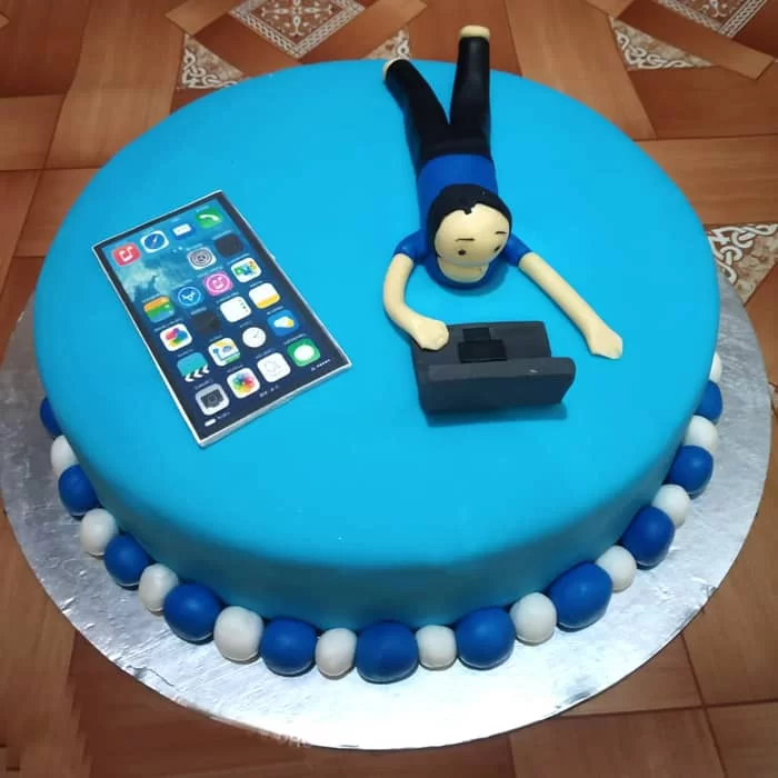 Mobile 📱 phone theme cake | By Vipul BakesFacebook