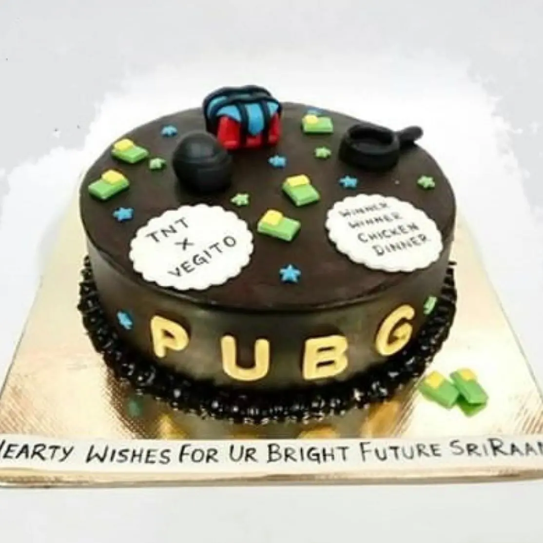 Pub-G Theme Cake Delivery in Delhi NCR