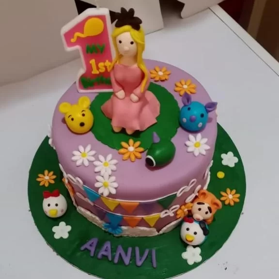 Purple bunny kids theme 1 Kg cake by cs | Online Cake Delivery | Special  Cakes - Cake Square Chennai | Cake Shop in Chennai