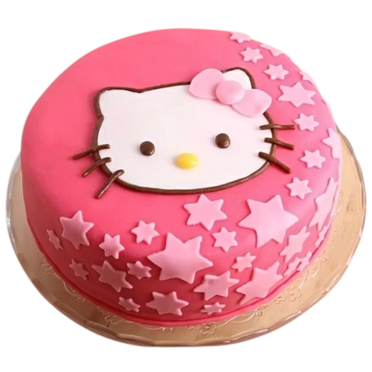 Hello Kitty Fondant Birthday Cake/Darn Good Chocolate Cake Recipe | Penny's  Food Blog