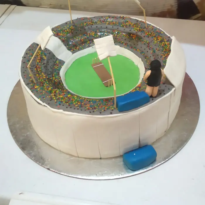 The Cricket Cake Theme is a delightful and dynamic cake design that pays  homage to the exhilarating world of cricket, one of the most bel... |  Instagram