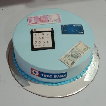 Bank Employee Theme Cake