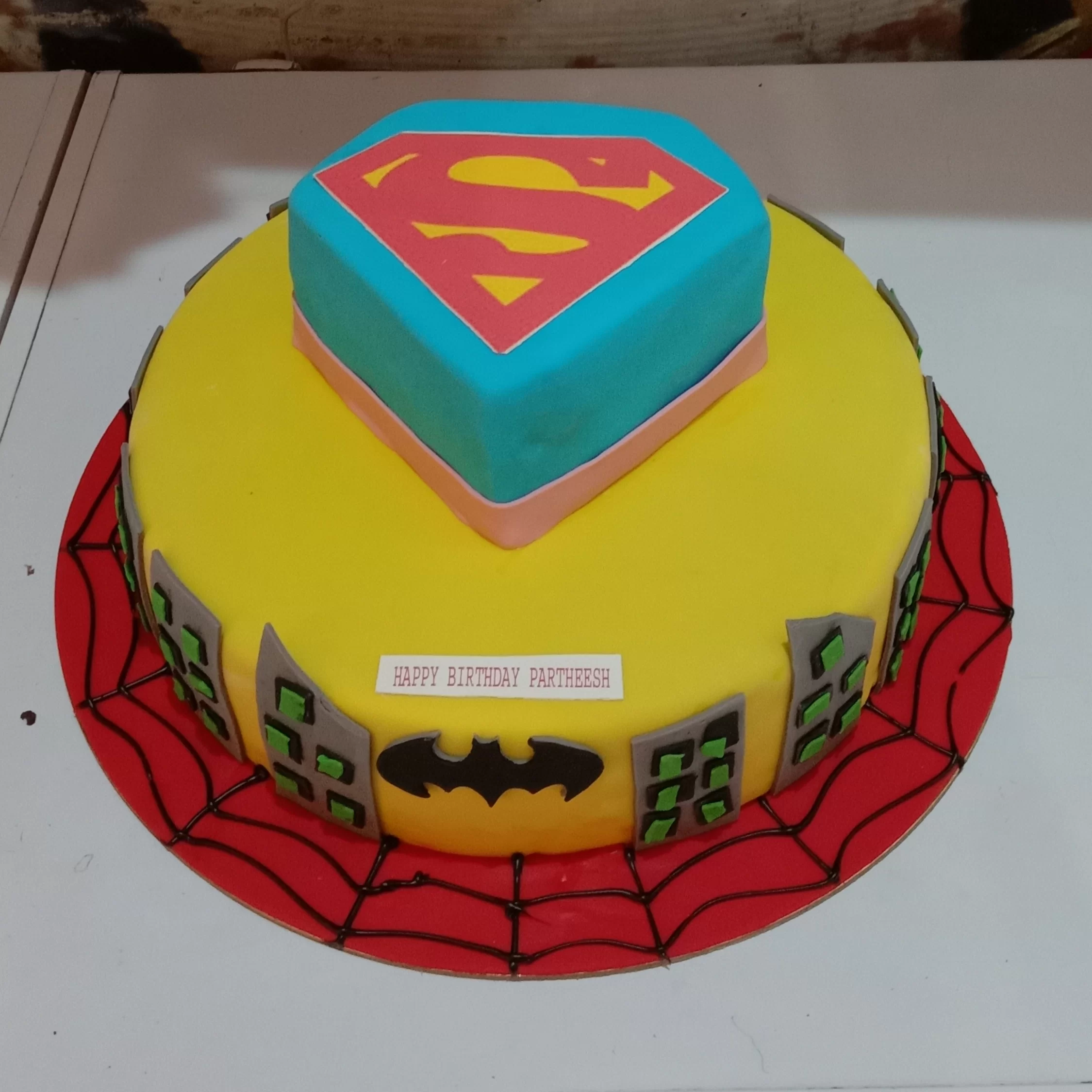 Superman Theme Cake - Lucknow