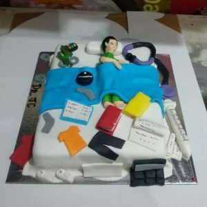 Awesome Birthday Cake- Sleeping in Bed Cake