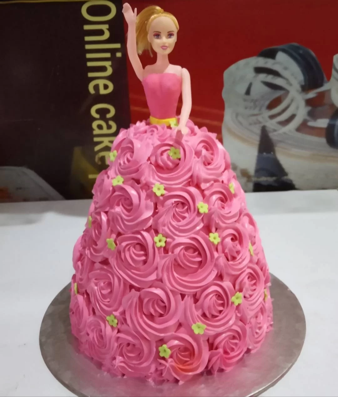 Barbie standing on top of cake｜TikTok Search