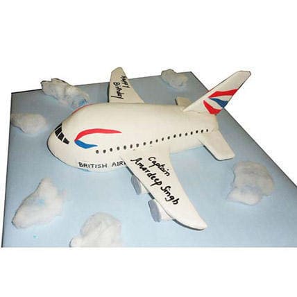 Aeroplane Pilot Fondant Cake Delivery In Delhi NCR