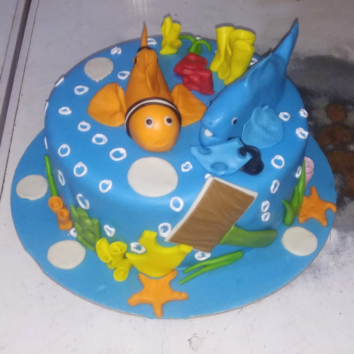 Finding Dory Fondant Cake Delivery in Delhi NCR - ₹3,799.00 Cake Express