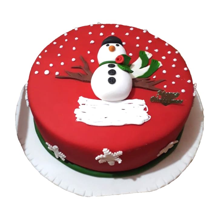 Snowman Christmas Cake - Casa Costello