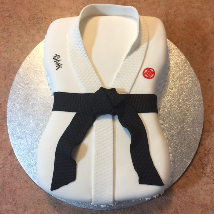 Blissfully Sweet: Karate Kid Birthday Cake
