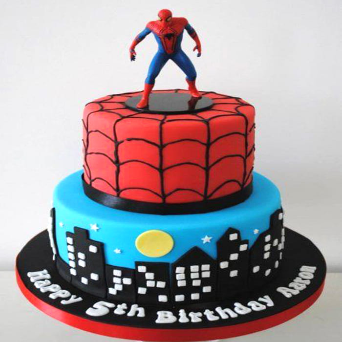 2-tier Marvel Cake – Lark Cake Shop