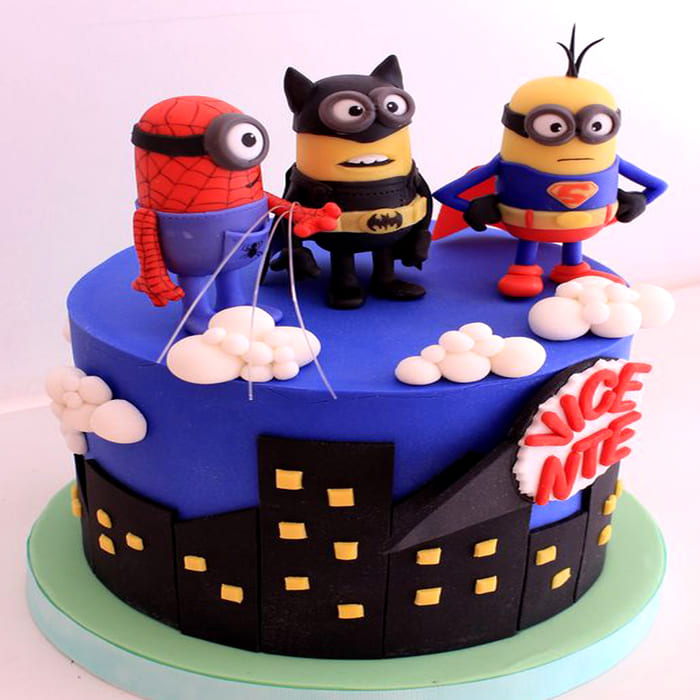 Superhero Mega Drip Cake – Creme Castle