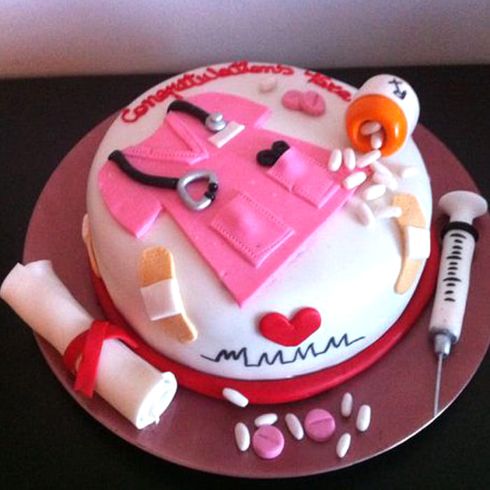 Nurse Cake | Cake for a retiring nurse. This cake was a lot … | Flickr
