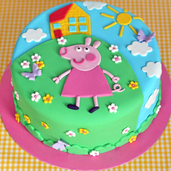 Peppa Pig Cake - Birthday Cake - Jeanette's Cakes