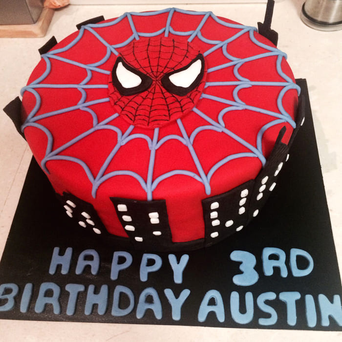 Simply Spider Man Cake at Rs 650/kg | Theme Cake in Madurai | ID: 9822134912
