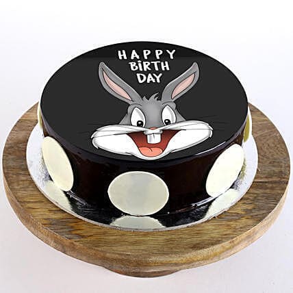Bugs Bunny Chocolate Photo Cake Delivery in Delhi NCR - ₹1,198.00 Cake  Express
