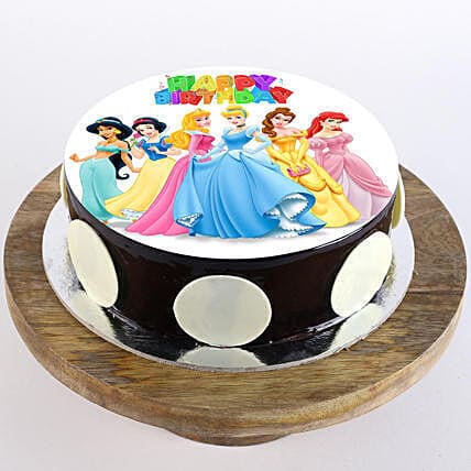 Disney Princesses Cake with photo 3