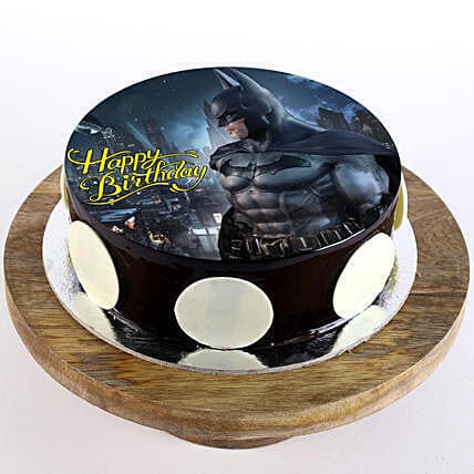 Simple Batman Cake - Decorated Cake by ALotofSugar - CakesDecor