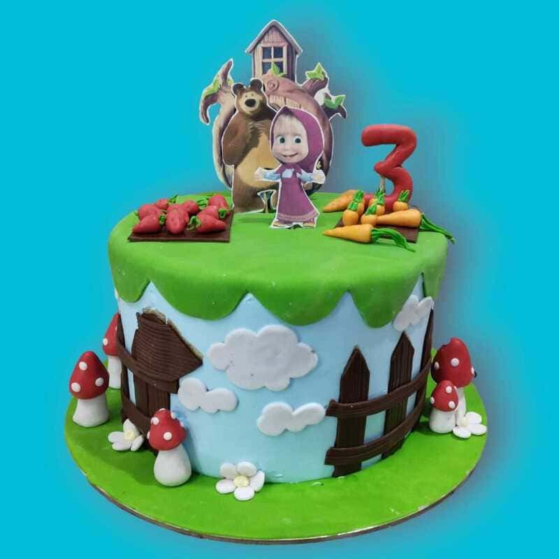 Little Masha Cake | Cake Creation | Masha And The Bear Cake