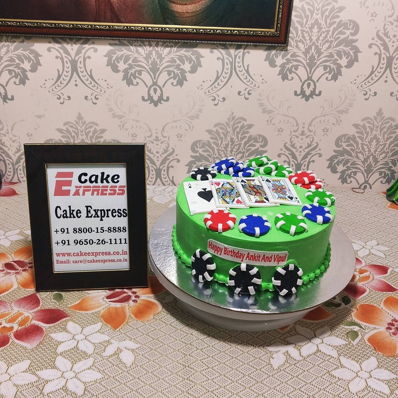 Poker Themed Birthday Cake - Picture of Kaldi's Koffee, Monrovia -  Tripadvisor