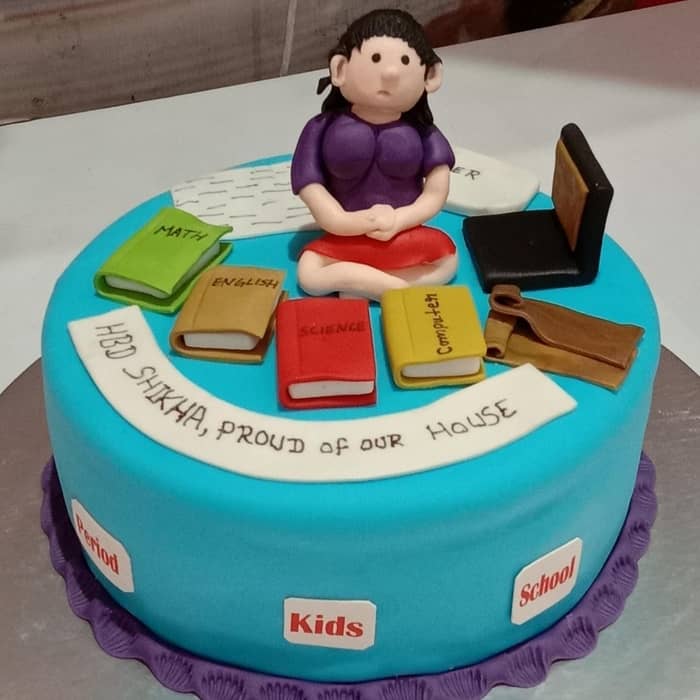 Teacher Tutor Edible Icing Cake Topper 01 – the caker online