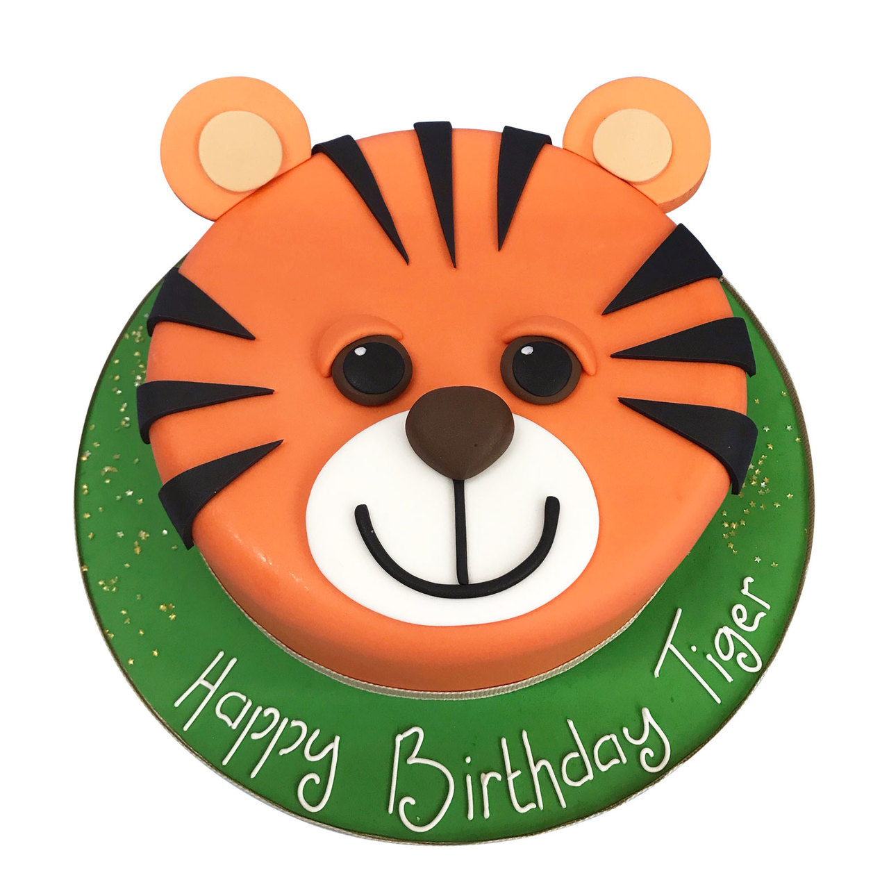 Tiger baby cake topper muffin party decoration birthday card souvenir  edible | eBay