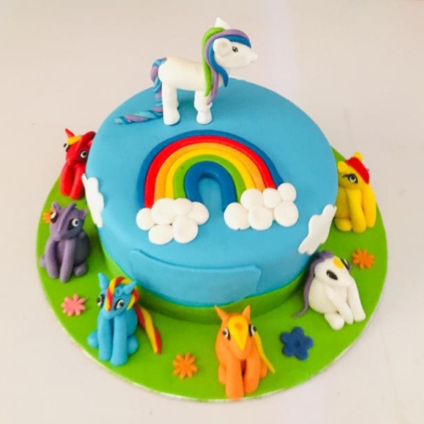 Valentine Unicorn Birthday Cake – Freed's Bakery