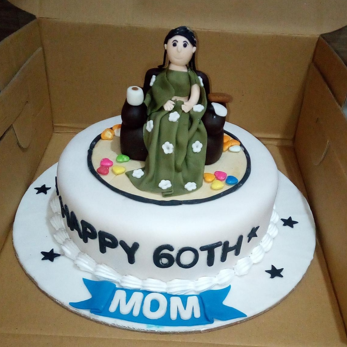Mother's 75 birthday cake